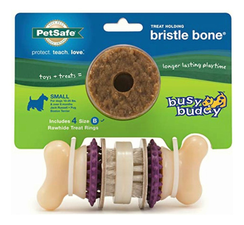 Petsafe Busy Buddy Bristle Bone Juguete Para Perro, Pequeño