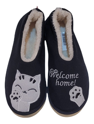 Pantuflas Chinelas Mujer Balerinas Peluche Hornito 100c