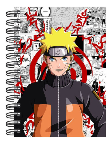 Agenda 2023 Naruto Tamanho 14x20 Capa Dura Personalizada