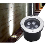 Spot Empotrable Para Piso Jardín Exterior Led 5w Impermeable