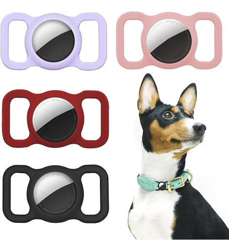 Funda Para Airtag Apple Case Protector Mascota Perro 4pcs