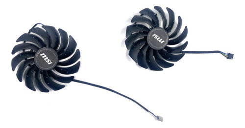 Dos Ventiladores Para Tarjeta De Video Msi 6600xt Mech 2x