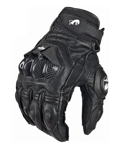 Furygan - Guantes De Piel For Motocicleta Con Protecciones .