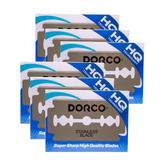 6 Dorco Azul St-300 Navaja Doble Filo Barber Paquete De 100