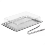 Porta Frios Empilhavel Inox Queijo Tampa Brinox Compre Já