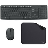 Combo Inalámbrico Logitech Mk235 + Pad Mouse Studio Series