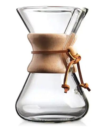 Cafetera Chemex Por Goteo Pour Over 6 Tazas 880ml