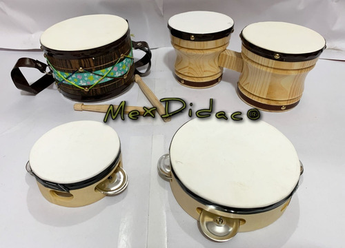 Instrumentos Musicales Didácticos, Kit Con 4pz Envío Gratis