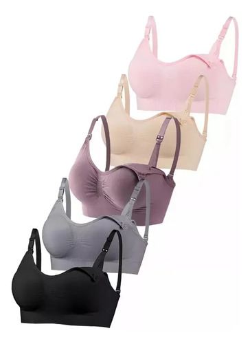 5 Piezas Brasier De Lactancia Piezas Ropa Maternidad Más | MercadoLibre