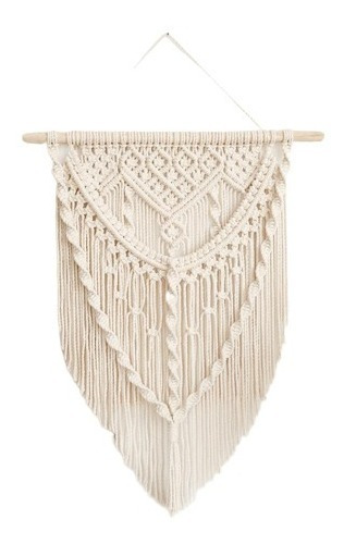 Pendón Tapiz Colgante De Pared - Wall Art En Macramé - Boho