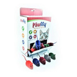 Juguete Gatos Raton Sonido Varios Colores 45pzs Pawffy