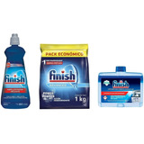 Finish Pack Bolsa 1kg+ Abrillant.400ml+ Limpiador Líq. 250ml