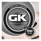 Cuerdas Guitarra Criolla Clásica Encordado Gk 960 Plateadas