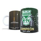 Pocillo Mug Personalizado Atlético Nacional Libertadores