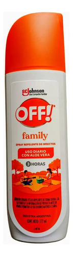 Off Spray Repelente Family 177 Ml Original Vence 2027 Nuevo