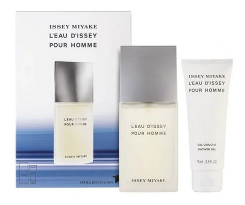 Estuche Issey Miyake Pour Homme Edt 75ml+75 Gel-100%original