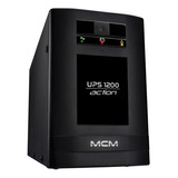 Nobreak Ups Action 1200va Ups0223 6 Saídas Mono 115v Mcm Cor Preto