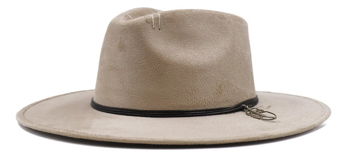 Sombrero Unisex Indiana Maráh De Gamuza Color Moka Ms1011