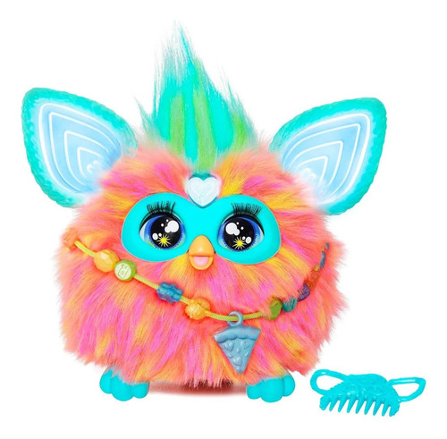Furby, Juguete Interactivo De Peluche De Color Coral Ingles