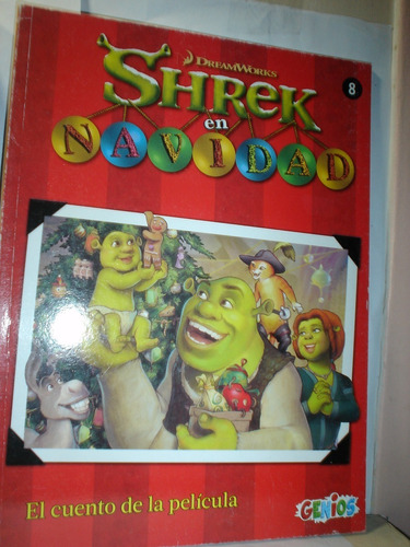 Shrek En Navidad Libro Cuento Barrilete Animal 