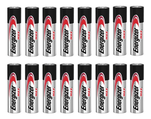 Pilas Energizer Aa 2a Doble A X 16 Unidades Alcalinas