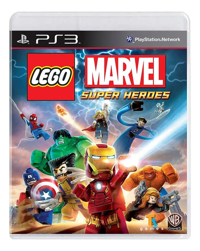 Lego Marvel Super Heroes Ps3 - Original - Seminovo