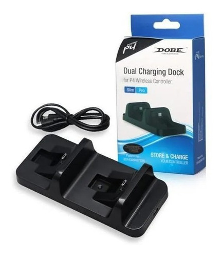 Base Carregador Duplo Dock Charge Controle Ps4