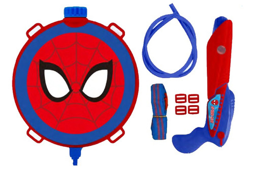 Mochila De Agua Spiderman Diversion Para Niños Y Niñas Water