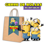 Etiqueta Cierra Bolsita Imprimible Golosinera Los Minions