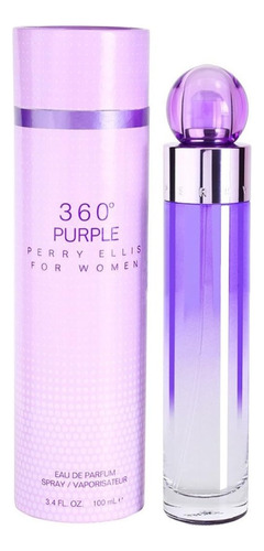Perry Ellis 360° Purple For Woman Original Edp 100ml