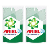 Jabón Líquido Para Ropa Ariel Radiante Pouch 800ml Pack X2u