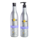 Yellow Silver Shampoo + Acondicionador Matizador Rubios Pelo