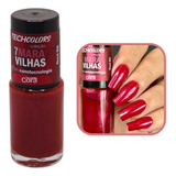 Esmalte Techcolors Cora Tons De Vermelho 7 Maravilhas 9ml Cd Cor Red 88