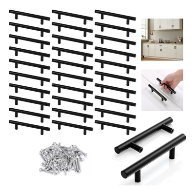 Jaladera Tirador Cajón Manija Barra Gabinete Inox 15cm 30pzs, Tiradores Para Cajón, Agarraderas Para Gabinetes Cocina Con Tornillos, Manijas Perillas Para Mueble Cocina Puerta Armario Dormitorio Baño | MercadoLibre