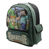 Mochila Cresko Minecraft 16'' Mi094/vercom