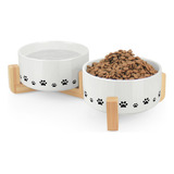 Ptlom Tazones De Ceramica Para Mascotas Para Perros Y Gatos,