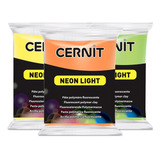 Cernit Neon Light Arcilla Polimérica 56 G Colores A Elección Color Verde