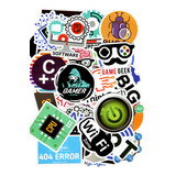 50 Stickers Geek De Informática Computación Contra Agua