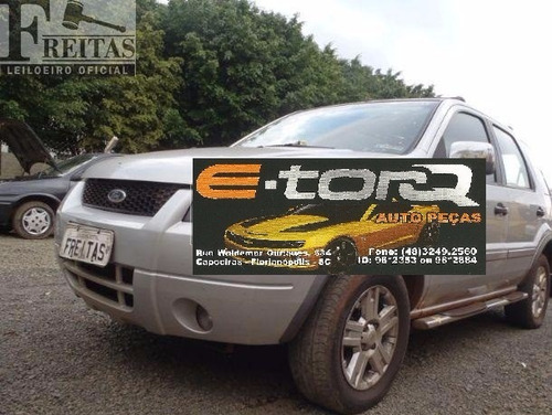 SUCATA ECO SPORT 1.6 XLT 2007 COMPLETA