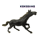 Caballo Negro Azabache Potro Juguete De Goma Granja Kokodino