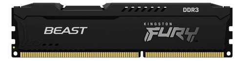 Memoria Ram Kingston Fury Beast Black Ddr3 4gb 1600mt/s Dimm