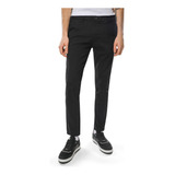 Pantalón Fit Skinny De Gabardina Con Stretch C&a De Hombre