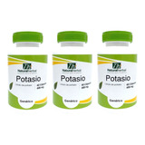 Citrato De Potasio Puro Nh 3 Frascos 2x60 Capsulas 600mg