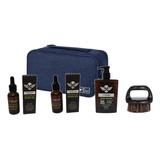 Kit Shampoo Barba, 2 Aceites Barba Y Cepillo Barba, Barberia