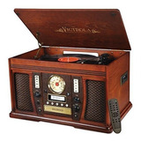 Victrola Nostalgic Aviator Wood 7-in-1 Bluetooth Turntable