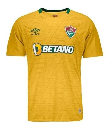 Camisa Fluminense Goleiro Amarela 2022 - Umbro Oficial 