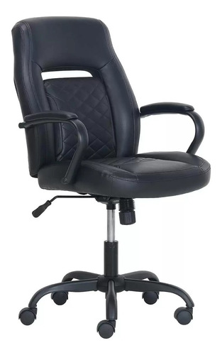 Silla Sillón De Piel Gerencial Ejecutivo Con Respaldo Alto