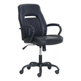 Silla Sillón De Piel Gerencial Ejecutivo Con Respaldo Alto