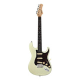 Guitarra Tagima T-635 Classic Owh Df/tt White Escala Escura