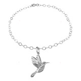 Pulsera Colibri Pavonado Plata 925 Envio Gratis